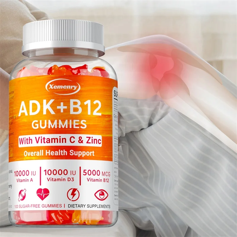 Zinc Supplement 50Mg - วิตามินดี3 K2 + วิตามินบี12 Gummies -