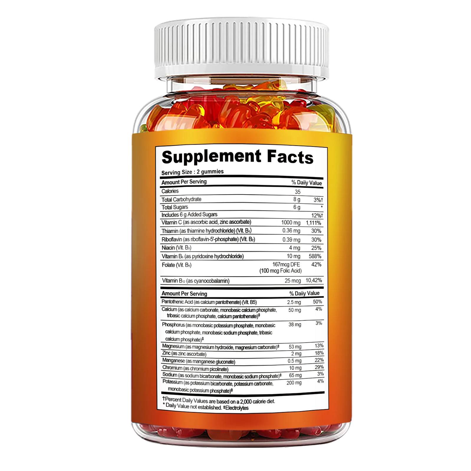 วิตามินซี Gummies - Brightenin - Zinc Supplement 50Mg บทวิจารณ์และราคา