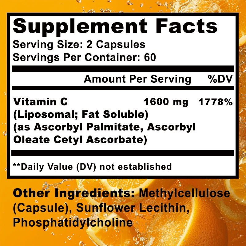 Liposomal Vitamin C 1600mg - ส - Zinc Supplement 50Mg บทวิจารณ์และราคา