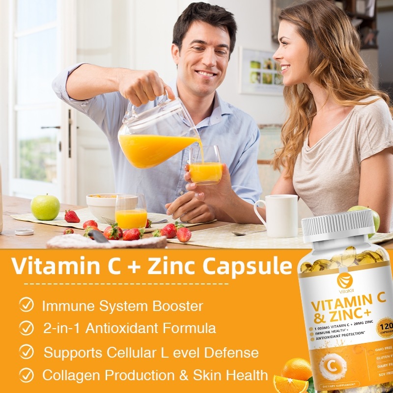 วิตามินซี วิตาคิท 1000 มก. ผสม - Zinc Supplement 50Mg บทวิจารณ์และราคา