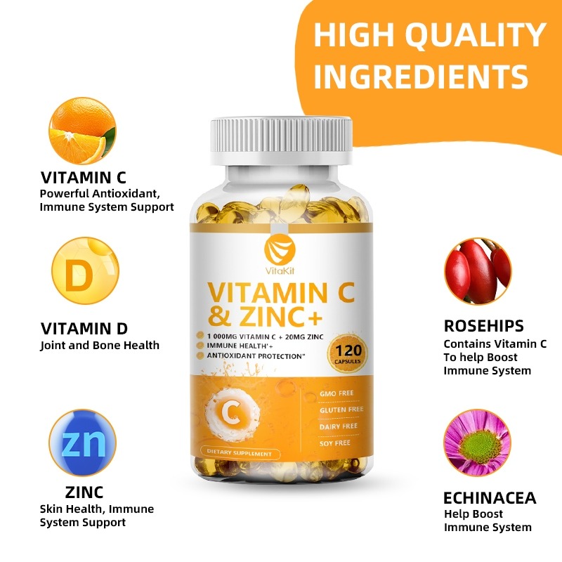 วิตามินซี วิตาคิท 1000 มก. ผสม - Zinc Supplement 50Mg บทวิจารณ์และราคา
