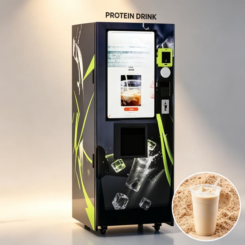 เครื่องจำหน่ายโปรตีนเชคเชิงพาณ - Nutrition Fitness Center บทวิจารณ์และราคา