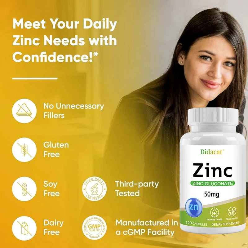 สังกะสี 50 มก. - พร้อมสังกะสีก - Zinc Supplement 50Mg บทวิจารณ์และราคา